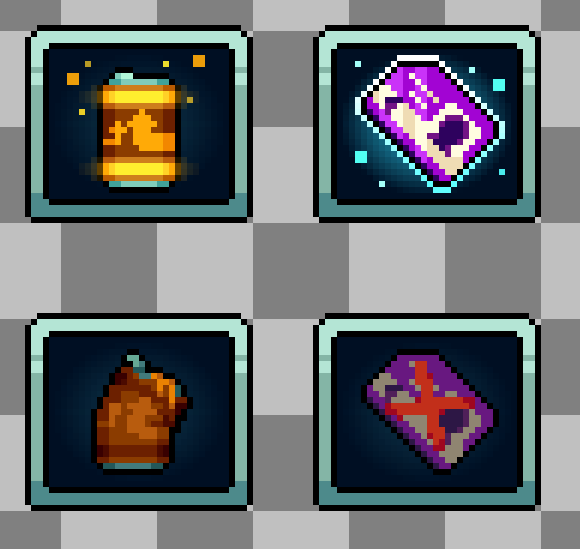 MinigunnerGame's tweet photo. We've been working on something *Juicy*!

Keep an eye out for a preview patch today! 👀
#pixelart #gamedev https://t.co/tDy3L1Ci7X