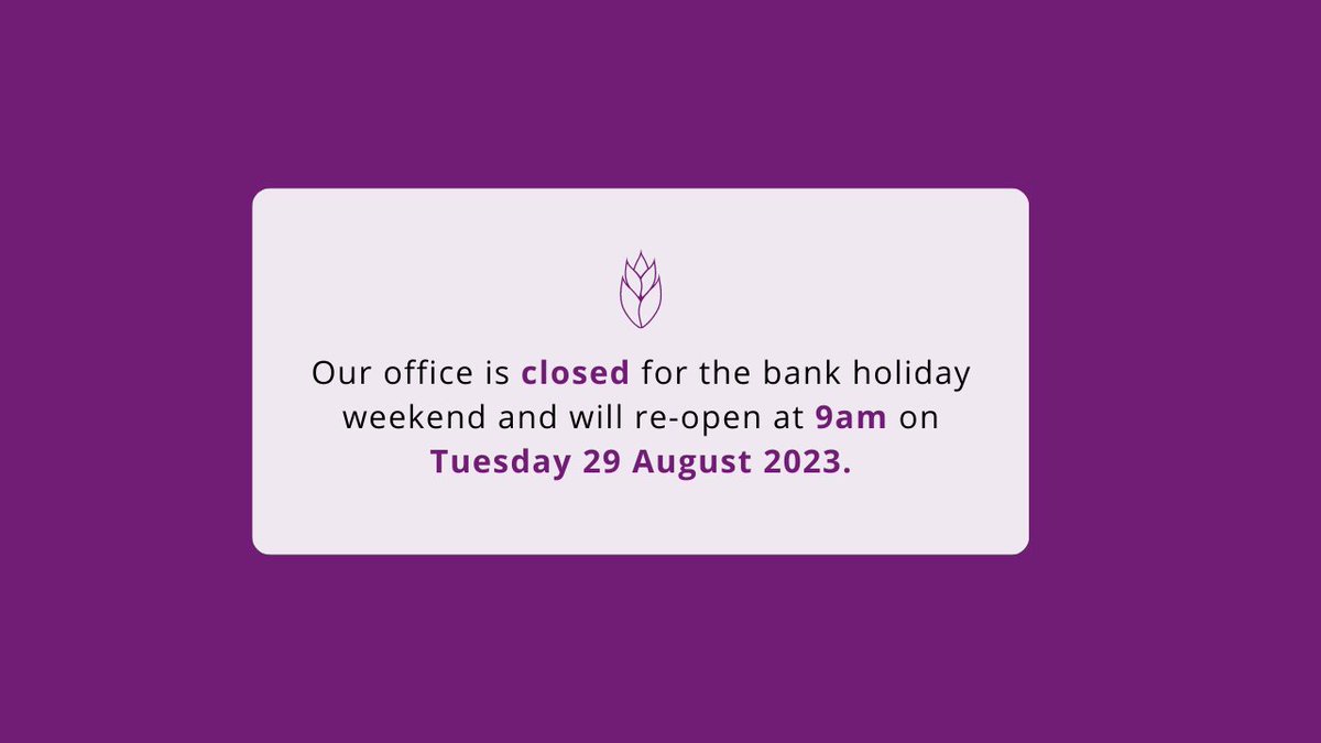 Our offices are now closed for the August Bank Holiday weekend. We look forward to speaking with you on our return and hope you enjoy the long weekend! #TheIPProfessionals #bankholiday #closed