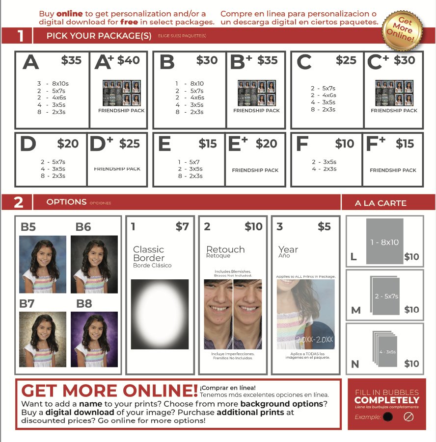 Picture day is scheduled for Wednesday, August 30th. Students will get their pictures made during their encore class that day. See the online ordering info and pricing posted or visit rrms.cabarrus.k12.nc.us/26109_2.
