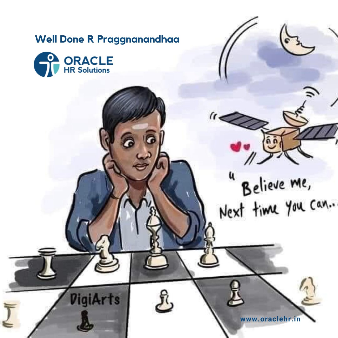 OracleHR's tweet image. Hold your head high Praggnanandhaa. The whole nation is proud of you 🇮🇳📷
@rpragchess