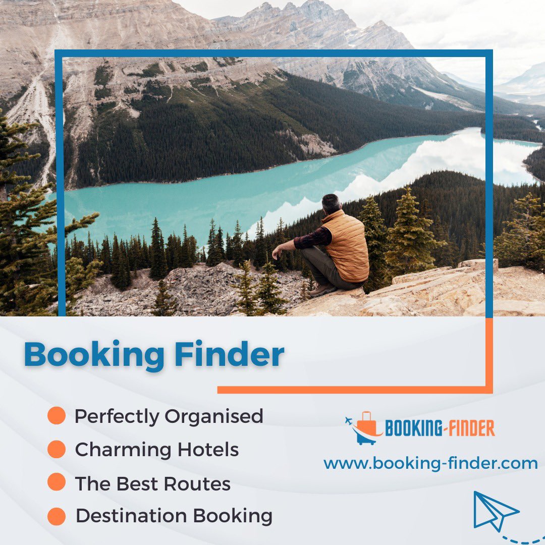 bookingfinder_'s tweet photo. 🔹Booking-finder is a travel meta search site that finds and compares the best offers, specially on hotels and flights.
🔹Get in touch today:
🔗https://t.co/FG4F9ImhCH
#bookingfinder #travelwebsite 
#traveldeals #flightdeals #flightdealsonline #travelfinder #flightfinder https://t.co/FWe8T6n5lI
