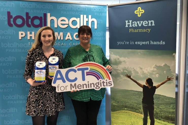ACT4Meningitis's tweet photo. ACT for Meningitis are absolutely delighted to announce that we are the chosen charity partner for @totalhealthIRL and @HavenIrl  this year. https://t.co/EEwpelFZfS