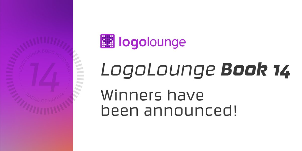 The winners for LogoLounge Book 14 have officially been announced! Want to see all the winners? Visit the link in our bio to see the logos for Book 14, and congratulations to all who had their work selected! #logolounge14 #logolounge #designcompetition