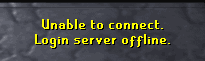 RSDog2's tweet photo. @OldSchoolRS I can't login to the normal servers https://t.co/gkTysJN1mC
