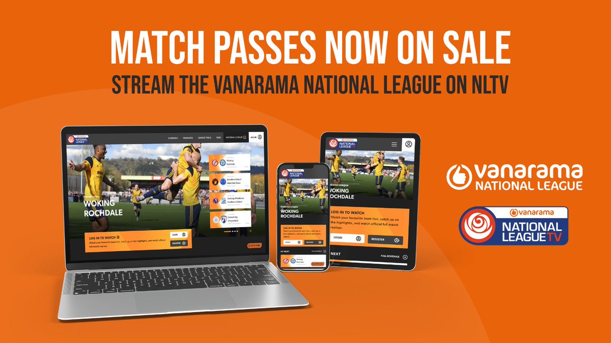 🎥 | NLTV Streaming pass now available On sign-up, fans will be asked to nominate their favourite club. Please ensure you click Tonbridge Angels to ensure the club gets the maximum benefit from their Match Pass purchase. Full details can be found here: nationalleaguetv.com