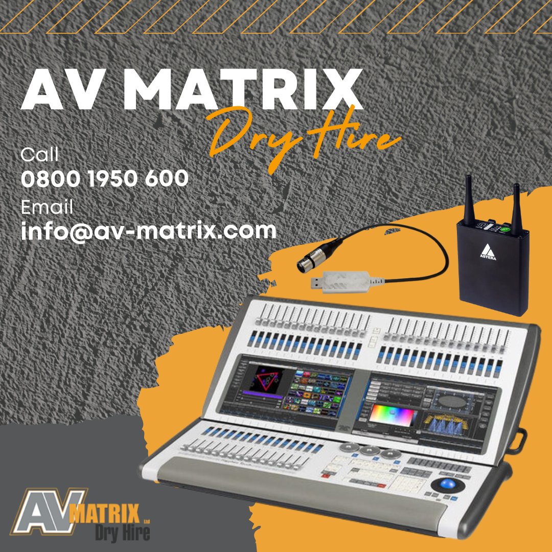 AVMatrix1's tweet image. There's more to the perfect event lighting than meets the eye! 👀✨

Make sure your next event is fully covered with #LightingEquipment from #AVMatrix Dry Hire - competitive day rates now available on selected items! 🔥

🌐 bit.ly/3OZdMm9

#DryHire #AudioVisual #Showtec