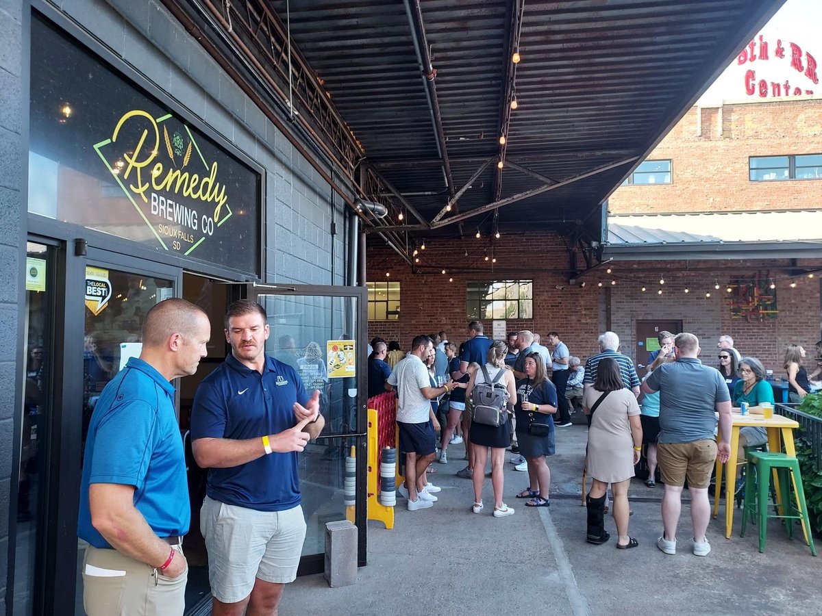 TSP_inc's tweet photo. TSP was honored to sponsor @augustanasd A-Club and Sponsor season kickoff at @remedybrewcosf this week! TSP's legacy partnership with Augustana dates back to the 1940's and has only strengthened over the decades. Go Vikings and cheers to a great 2023 season! @augiefb #teamTSP https://t.co/AhNKnwulhH
