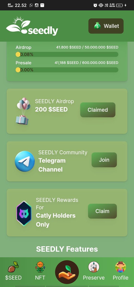 KiyangKey's tweet photo. @Catly__Official New project
Daily reward 3.3%
Free airdop 200 Seedly or $2

https://t.co/stQZU4U6on https://t.co/xhFPRO3MZn