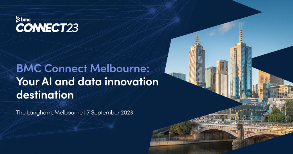 The first #BMCConnect is coming up in just a couple of weeks – September 7 in Melbourne. Learn more about each of these events, held in 7 cities worldwide, and register for the one nearest you at this link: loom.ly/Wg3ihDM