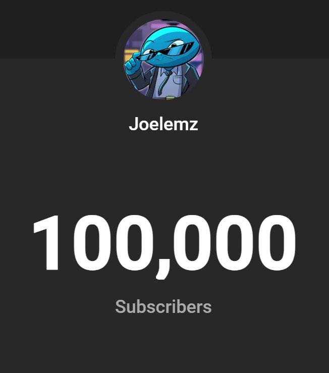 Joeelemz's tweet photo. 100,000 subs 

That was the dream since I made the channel in 2013 
It doesn’t feel real especially these last couple of months 

Thank you to anyone who’s watched one of my videos this means everything to me ❤️

100k wtf man https://t.co/U4W4tgWdbT