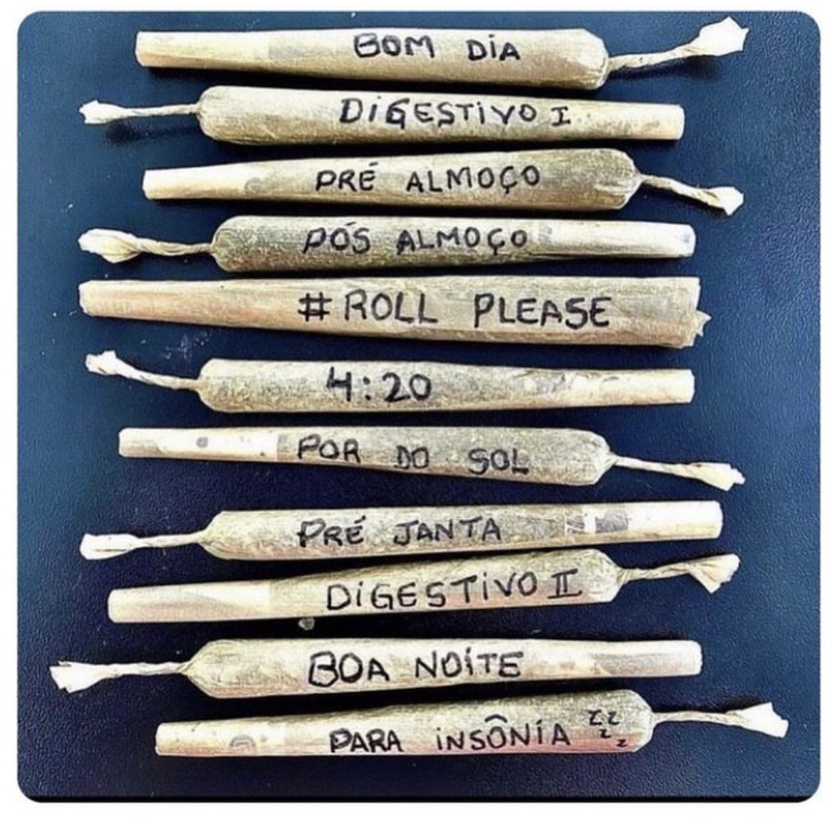 Sonhos de um maconheiro.