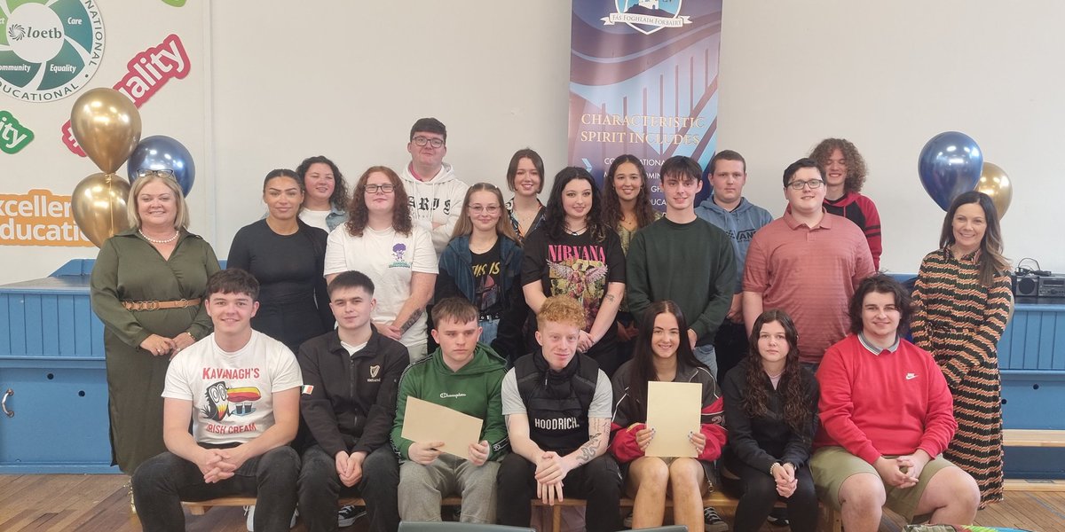 dunamasecollege's tweet photo. A heartfelt congratulations to the Leaving Cert class of 2023 who received their results today. We are all very proud of you on this incredible acheivement. We wish you all the very best in your future. 
#community #excellenceineducation https://t.co/bdTDKgPKIc