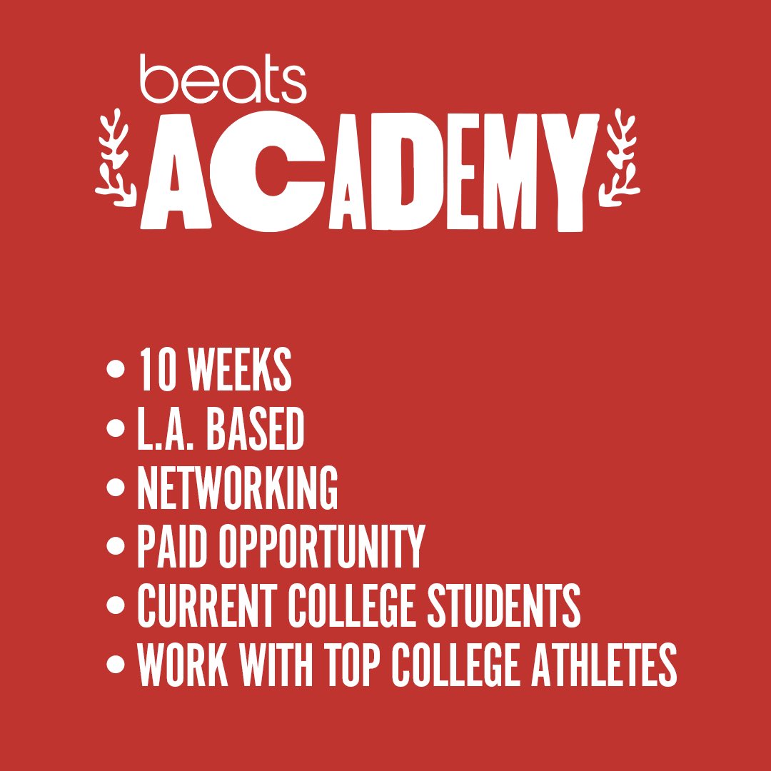 Mentoring aspiring Producers and Artists at #BeatsAcademy this Fall with @beatsbydre and @unitedmasters !!

Apply here: beats.is/BeatsAcademy