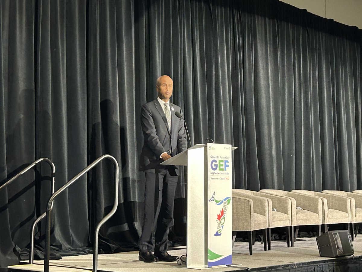 Must get serious about sustainable use of biodiversity, including food waste, building healthy soils. Focusing on soil is smart because it can help drive change in all three Rio Conventions: @honahmedhussen, Canada’s Minister of International Development #GEFassembly2023 #soil