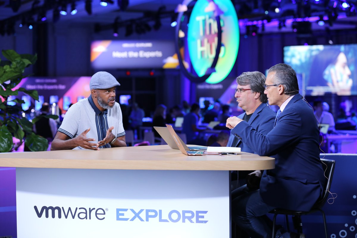 theCUBE's tweet image. On the final day of coverage for #VMwareExplore, theCUBE discussed some major technology news with some of the most prominent companies in tech. 🖥 

Keith Townsend of @CTOAdvisor, Jason Rolleston and Betty Junod of @VMware talked with #theCUBE analysts about #Multcloud, #AI, and…