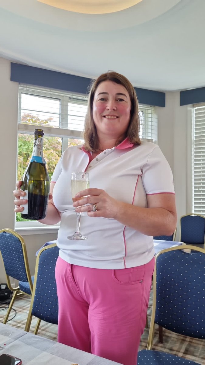 campbellinho's tweet photo. Today's @HaystonGC day off work and adventure in golf was @crowwoodgolf ladies triam. I stiffed my tee shot to a foot on the nearest the pin hole. Only to be eclipsed by my team mate @friel_lorraine getting a hole in one!!!! Whay a day!! 
#HaystonLadiesOnTour https://t.co/el8coZYM5z