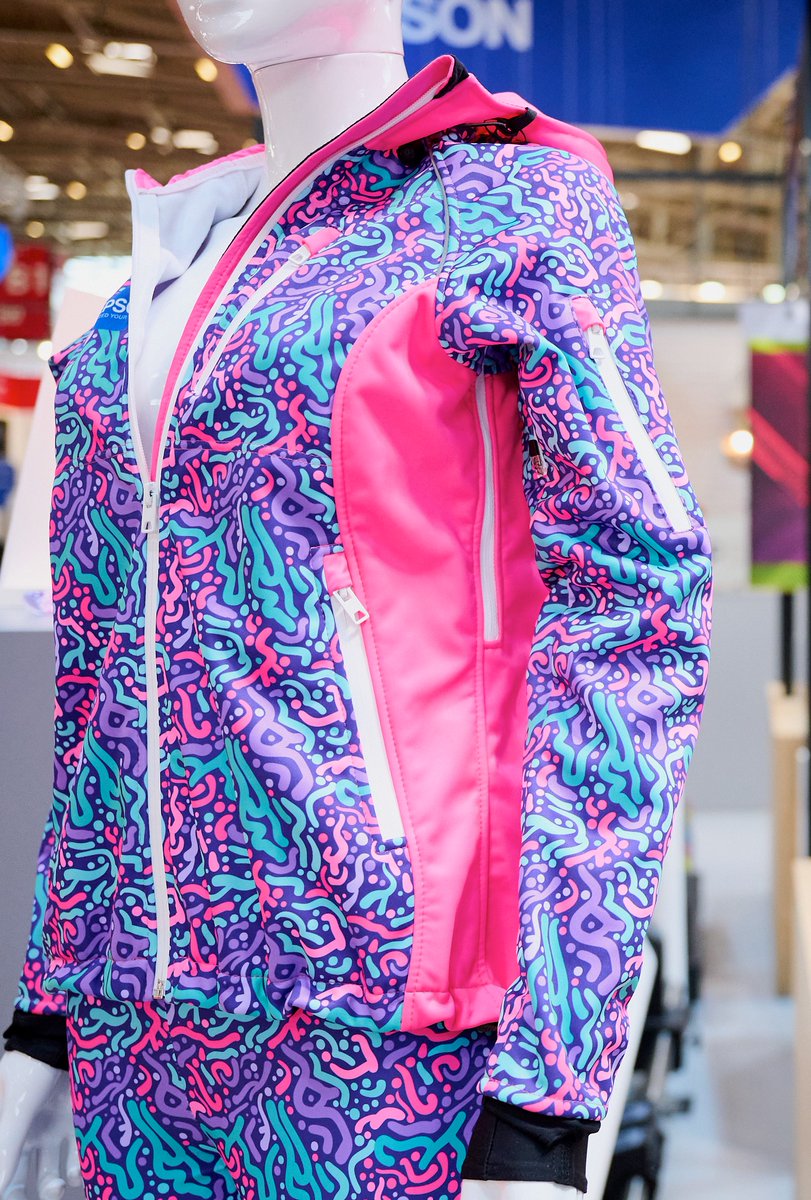 SportswearPro_'s tweet photo. Stand out from the crowd! At #FESPA2023 we were thrilled by the array of innovative #sportswear designs on display. Here are some of our personal favourites. Have you seen any interesting #printed sportswear lately? https://t.co/KUXj9zBvVt