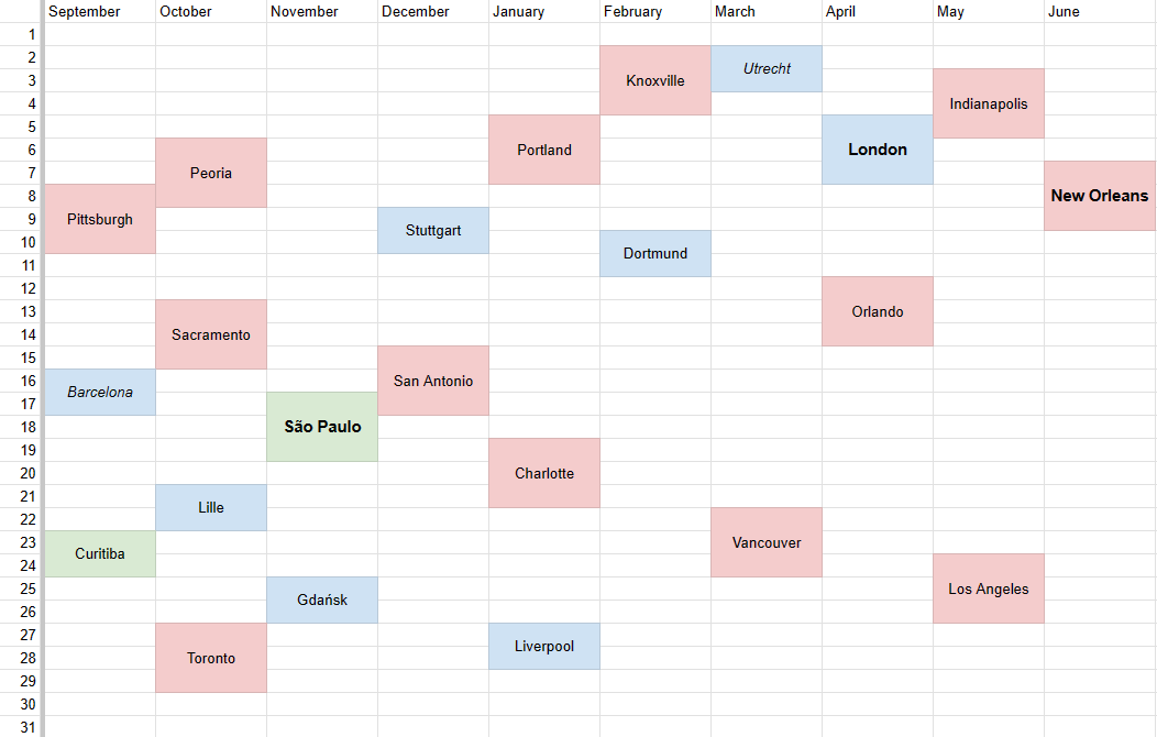 Dr_Fidget's tweet photo. Updated the calendar to include newly announced International Championships. https://t.co/7U40FZMJRz