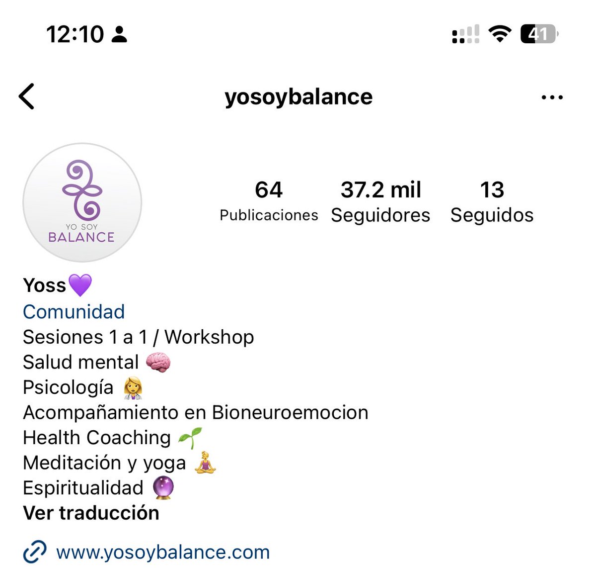 📍YossStop coach de vida.  ¿?

La psicóloga Scarlett Espinoza denunció en sus redes sociales unos supuestos servicios de psicología que YossStop está brindando a través de su nueva página/IG “YoSoyBalance”. Así que me puse a investigar que servicios se ofrecen +