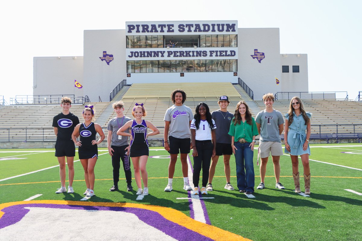 Granbury High School announced its 2023 Homecoming Court at Friday morning’s pep rally. GHS Homecoming is scheduled for Friday, September 8 at 7 p.m. vs. Waco High at Pirate Stadium.

🔗: granburyisd.org/apps/news/arti…