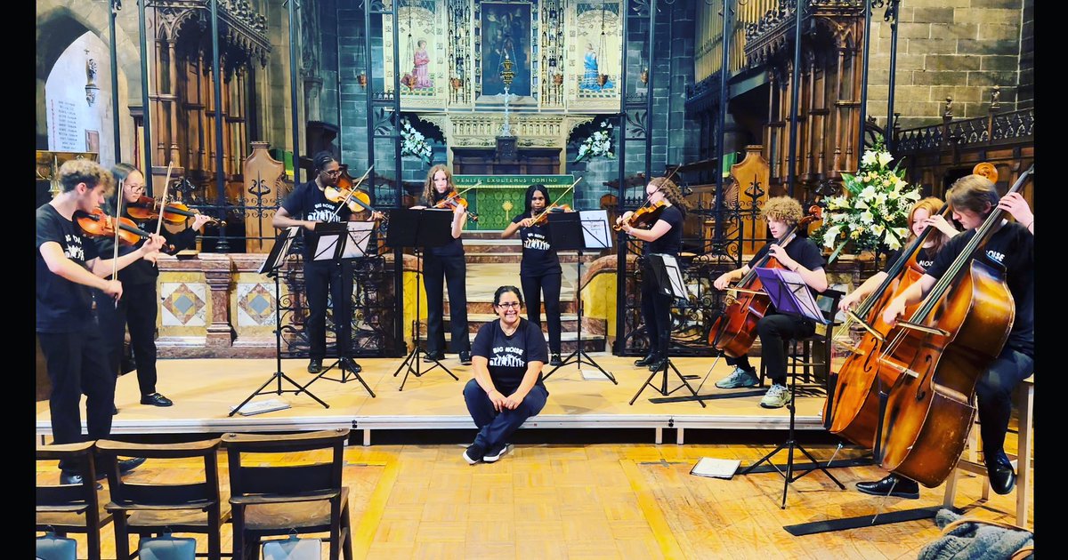 vurrego's tweet image. These wonderful people are my musical children. They make me proud -mostly😄- every time they play! @sistemascotland #MusicEducationMatters #changinglivesthroughmusic #OldTeacher