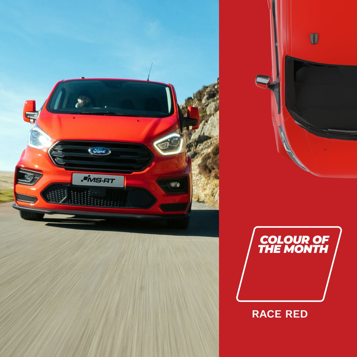 MSRTRoadtech's tweet photo. Race Red, an intimidating and rare colour that's sure to set you apart on the road.
#Transit #MSRT #RaceRed https://t.co/fpENpGqMxi