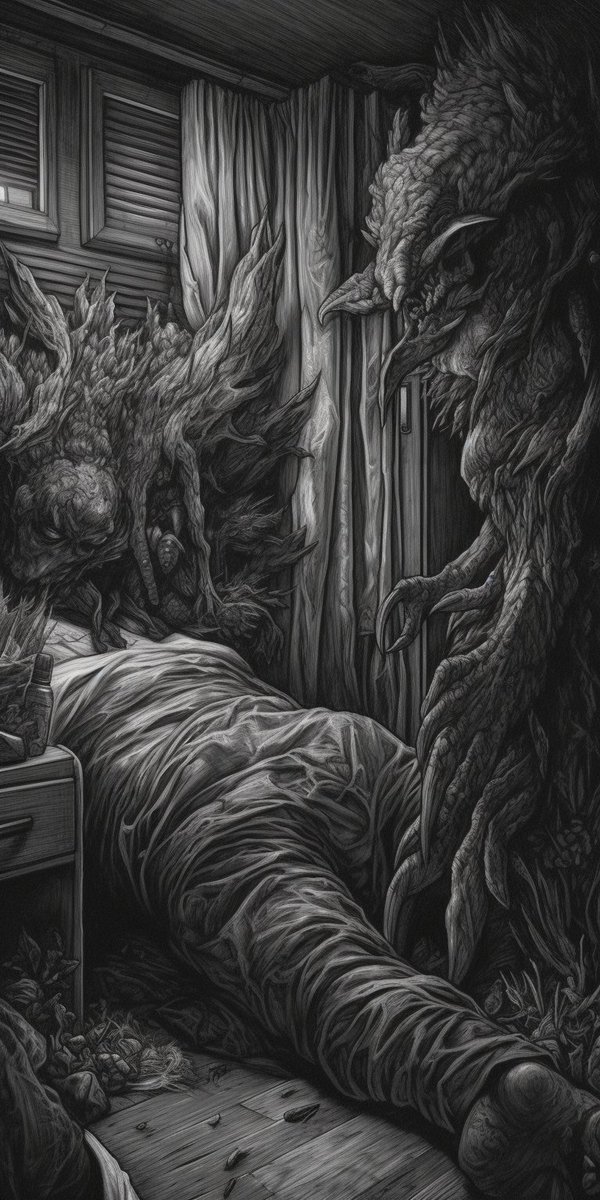 FablesFantasie's tweet image. 'Close your eyes &amp;amp; fall asleep; there is no crypt beneath your bed. Until you feel the cold stone touch at your feet, whispered lullabies from the undead.' #HorrorStories #SleepWithOneEyeOpen