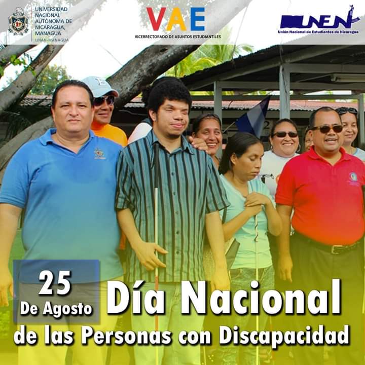 💥25/8/2011: La Assmblea Nacional de Nicaragua x medio d la aprobación Ley Nº 763, estableció el Día d la Persona con Discapacidad

👉Con el triunfo d la RPS, las personas con discapacidad son sujetos d derechos y tienen el programa emblemático Todos con Voz

#UnidosEnVictorias