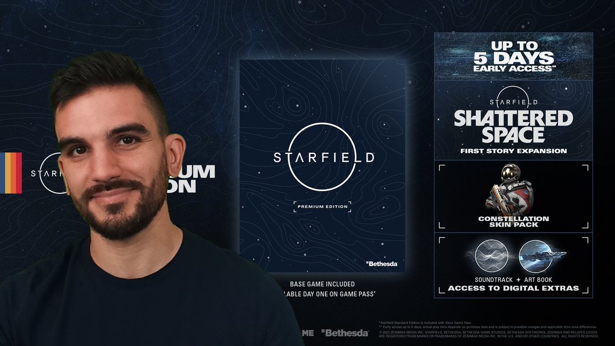 Giveaway STARFIELD 🚀

Tu souhaites jouer dès le 1er Septembre ? 
Je te donne une chance de gagner un Édition Digitale Premium PC de #Starfield avec les 5 jours d'accès anticipé.

Pour participer RT et follow ce compte !

Tirage au sort le 30 Aout 🍀