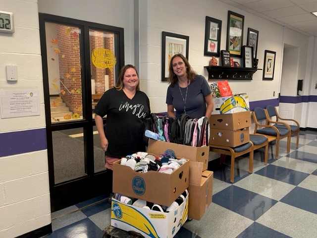 Thank you to Victory Church of Ephrata for their generous donation! They provided NINE BOXES filled with sneakers, backpacks, socks and more for students in need. Thank you!