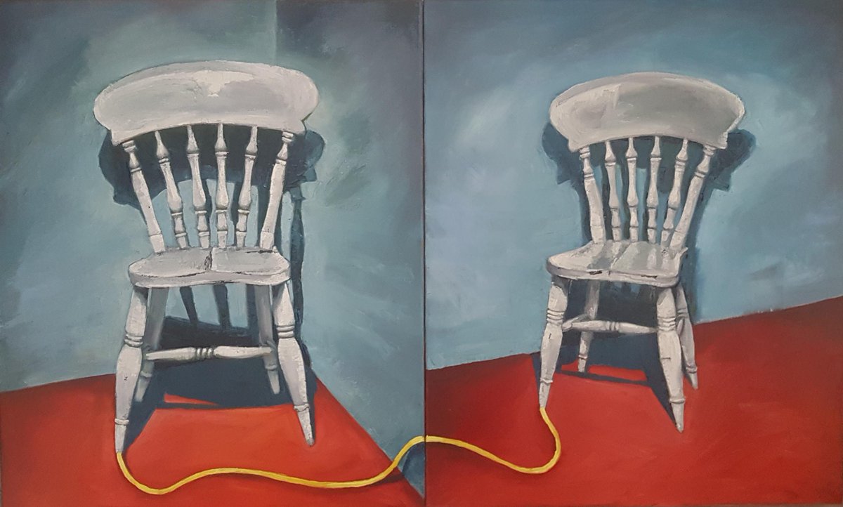 Conversation with a friend 2020 by Stephen Shepherd

Part of a series started in 2020 while I was shielding, looking at feeling of disconnection

Instagram <a href="/sashepherd3/">S a shepherd</a>