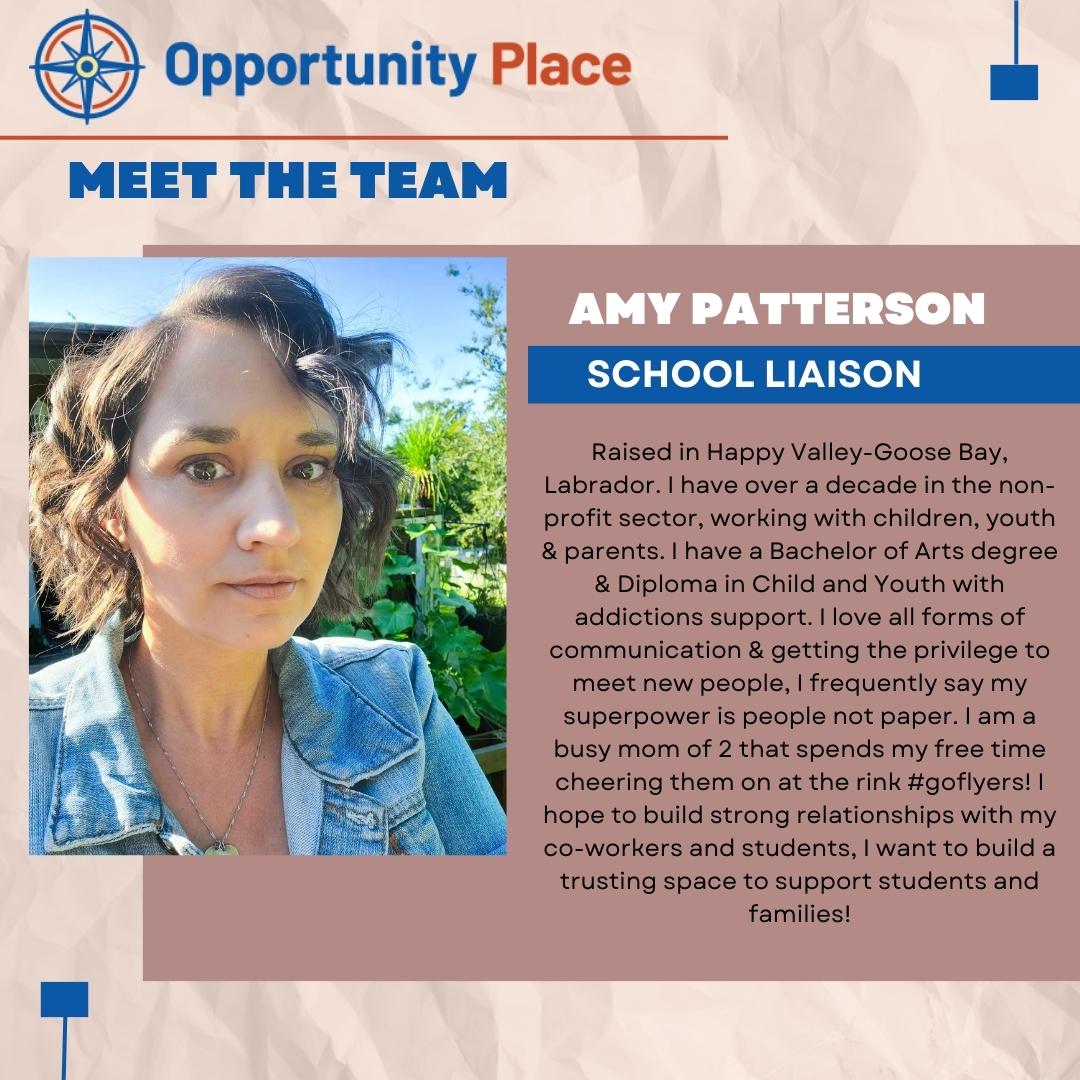 Meet our new team member! Amy Patterson is joining us as a School Liaison! #halifax #Liaison