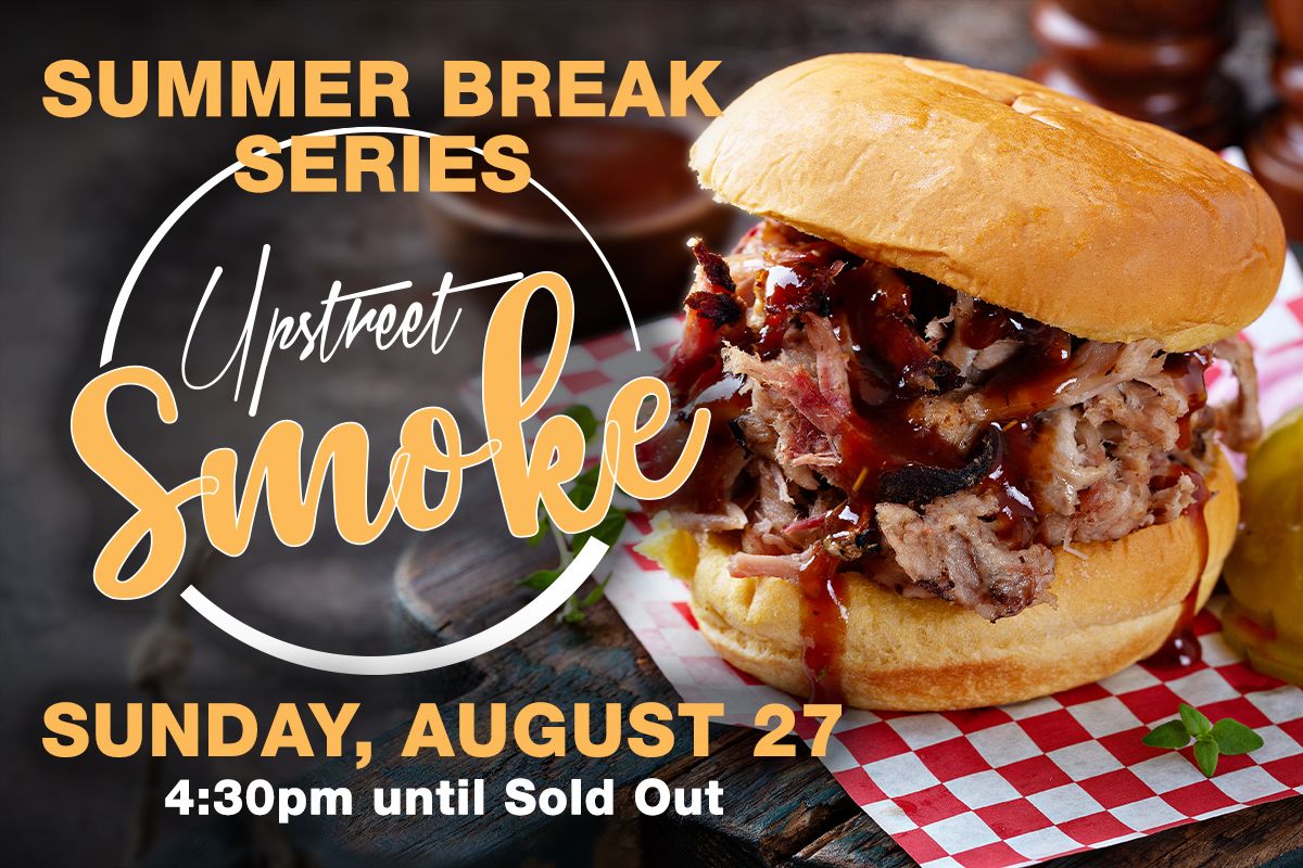 Upstreet Smoke has been in demand at Shakespeare & Company! Come get yours from 4:30 to 6:30 or before they sell out this Sunday.

#intheberkshires #simplygoodfood #popupevent #lenoxlove #visitma
