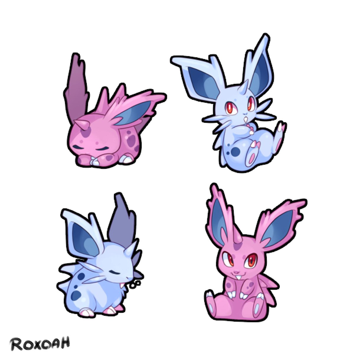 「friend shaped pokemon 」|roxoのイラスト