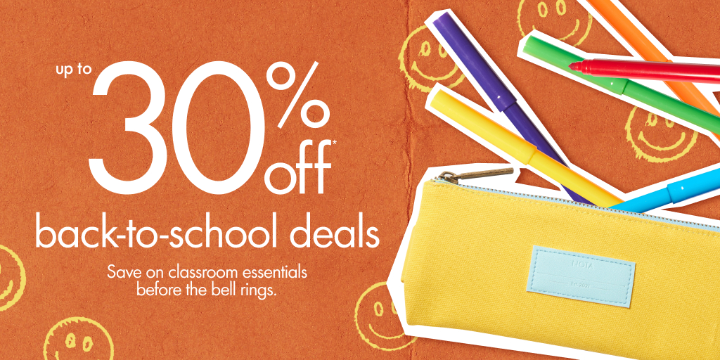 chaptersindigo's tweet photo. Talk about a study haul. 🎒📓 ✏️
Save up to 30% off backpacks, school supplies, and more, until Aug. 30.
#plumPLUS members get an extra 10% off.
Shop hallway hall-of-famers now.
https://t.co/jPzgmwss4m
#BackToSchool #BTSSale https://t.co/4zyhCwHQgF