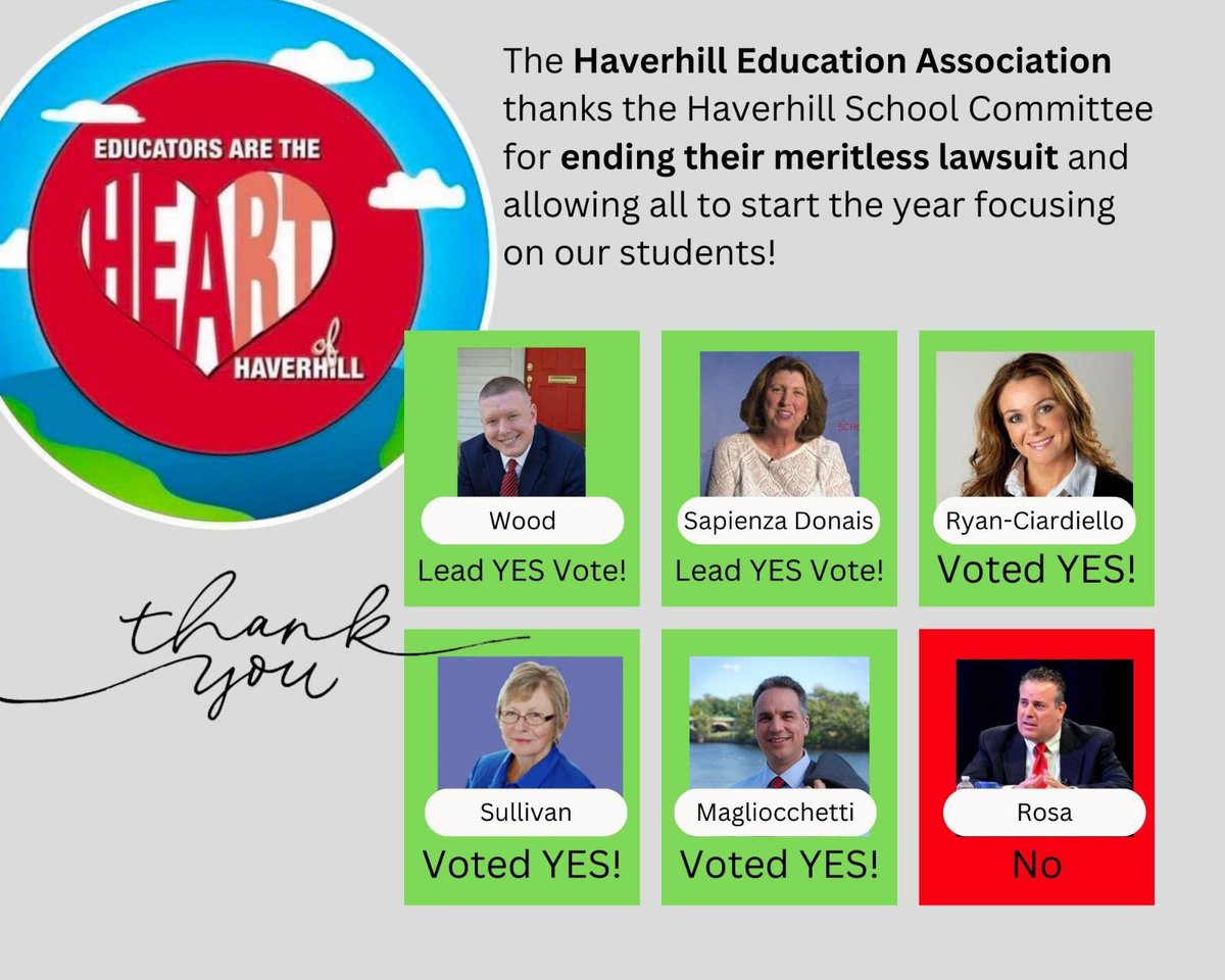 Haverhill Education Association tweet media