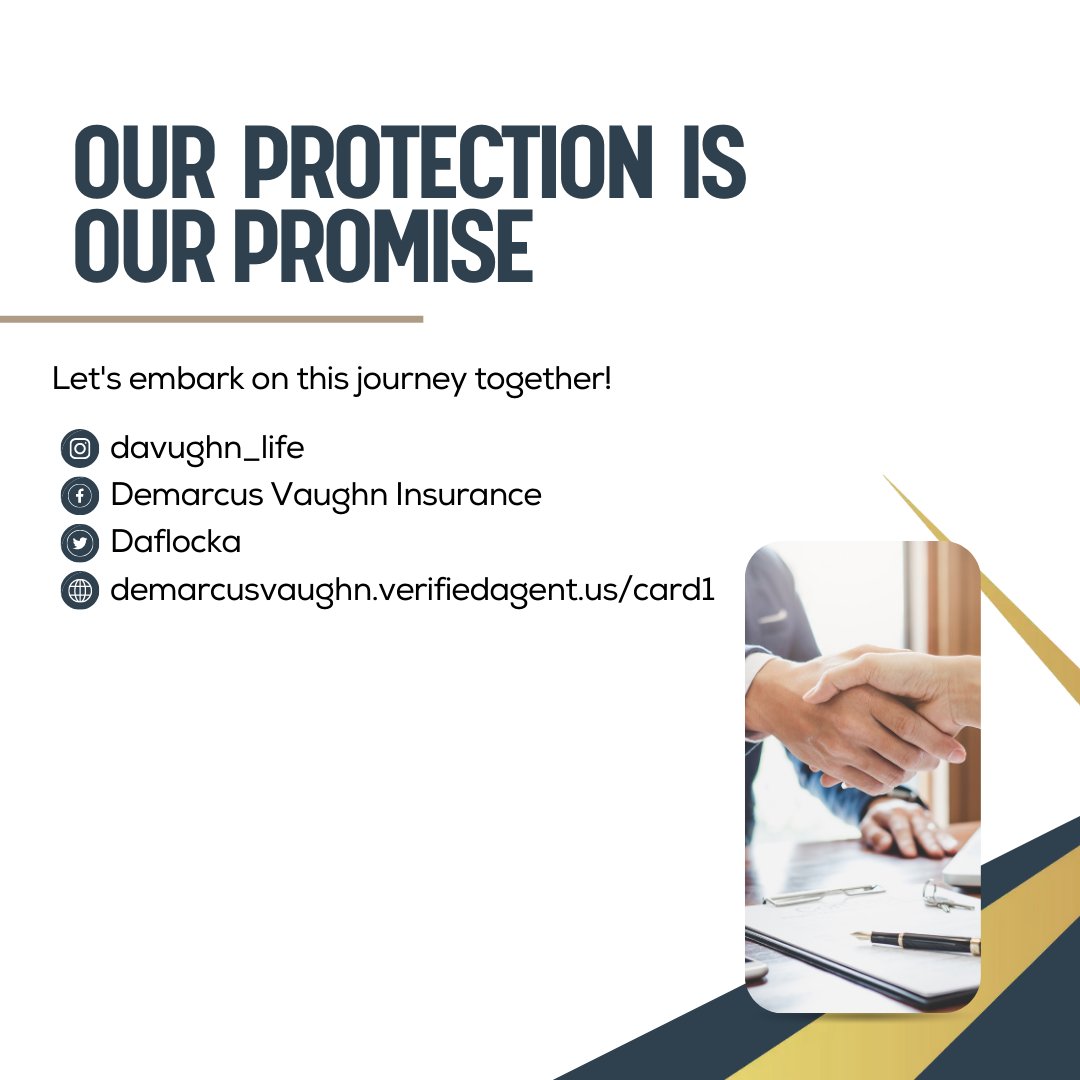Daflocka's tweet photo. 🛡️ Embrace life's journey with confidence, knowing that we've got your back every step of the way. From Final Expense to Whole Life and Cash Back Term, Vaughn Life Insurance is your unwavering shield against uncertainties. Your future, our commitment. 💙 #InsuranceCover https://t.co/Gh58ebdzt0