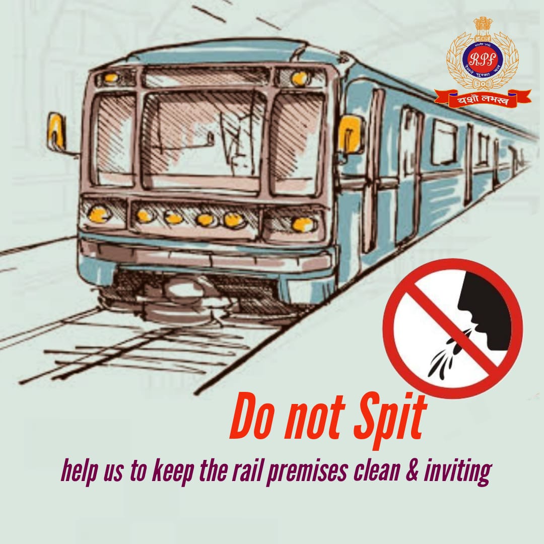 Don't spit. Respect the space.

Avoid spitting on platforms. Do your bit to maintaining cleanliness in Railway premises.
#CleanSurroundings #KeepItClean 
@RailMinIndia