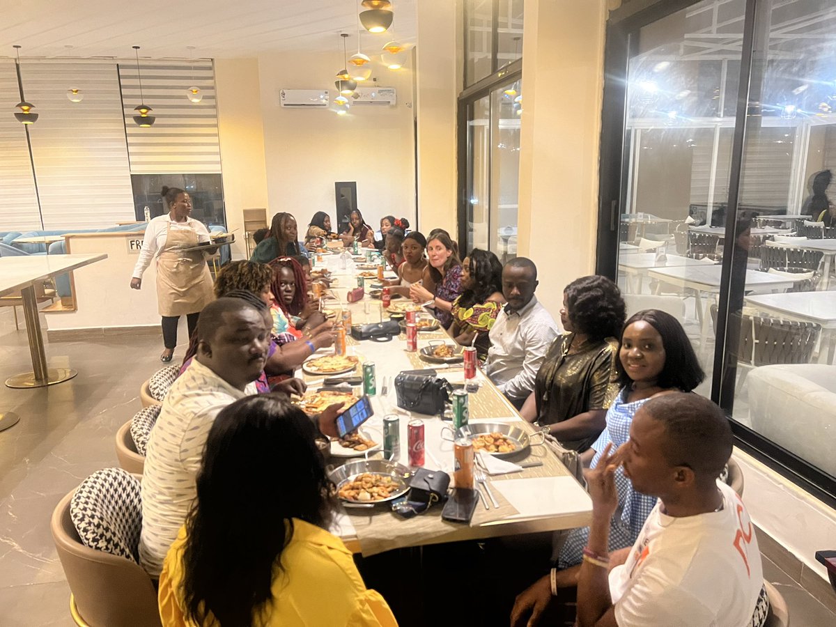 SLAWIJ20's tweet photo. It was a beautiful wrap-up of the She Leads Annual Planning Meeting with Liselot Bloemen, Project Coordinator Defence for Children ECPAT Netherlands and Juliet Barasa, Program Manager Plan International Netherlands.
@Mrcgsl @UNWOMEN_SL https://t.co/HeGLUE5HUd