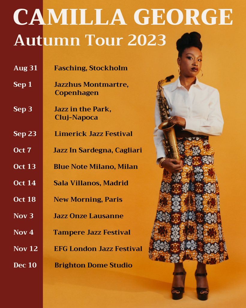 Autumn tour vibrations! Can’t wait! Hope to catch you at a gig soon! ✈️🚂🚐🎷🎉 #ibioibio #ukjazz