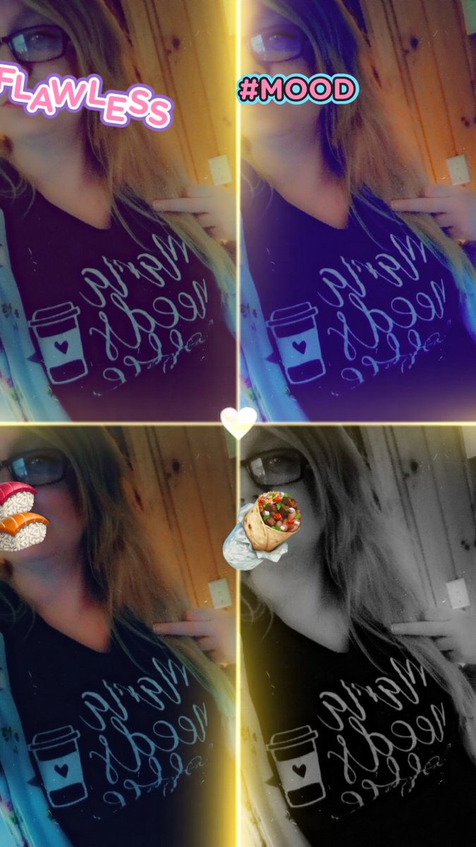 NortheastRedFox's tweet photo. I didn't know how else to cover my face 🤣 I just really love this filter. Also, something about adding a middle finger feels so.... powerful.

Mama needs coffee, and a Dunkin delivery will cost $20 even though it's five minutes away!! That's crazy!! 😭🤷‍♀️ https://t.co/VPGSFeGzf0