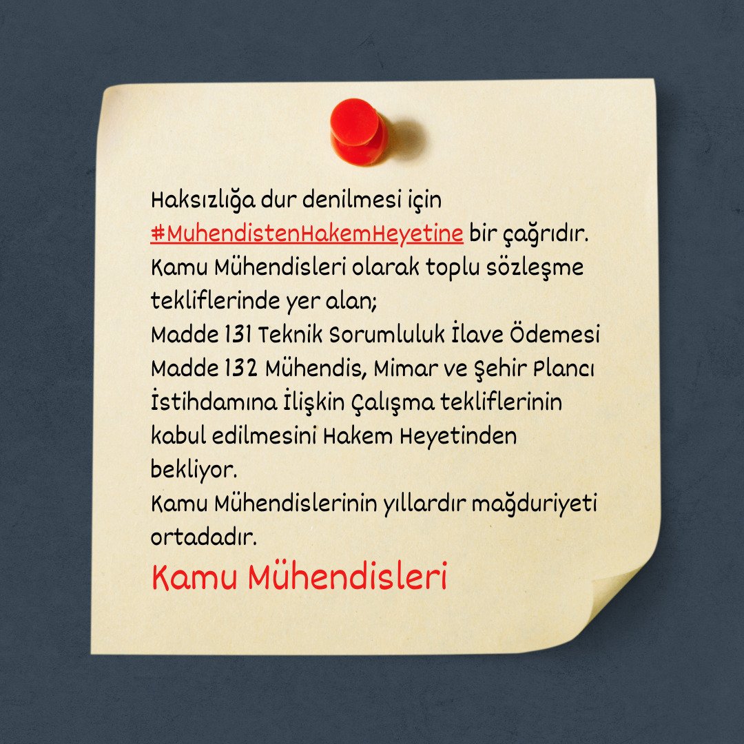 muhendis_ufuk's tweet photo. Hakem heyetinden kamu mühendisleri için adalet istiyoruz! 

@tuzcuoglurefik @fyardimcioglu @ilhan_hatipoglu @huseyinozturk_1 @sonertufanoglu @TurkesGuney @senol_koksal

#MuhendistenHakemHeyetine https://t.co/poDf5QX7Gd