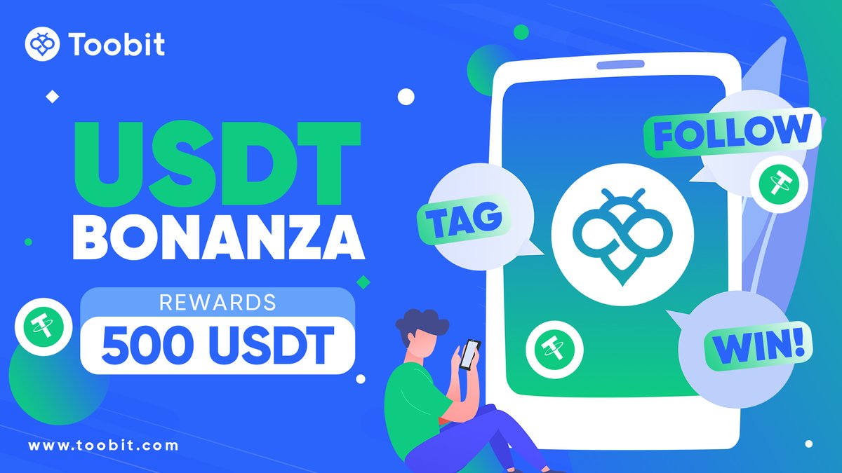 Dive into the crypto world with a chance to win 500 $USDT! 🚀 Follow @toobit_official, quote this tweet, tag your friends and add '#USDTBonanza' for your shot at the prize! 🌊💰

Join now👇
taskon.xyz/campaign/detai…

#USDTBonanza #Toobit #Crypto #Giveaway #Airdrop #USDT