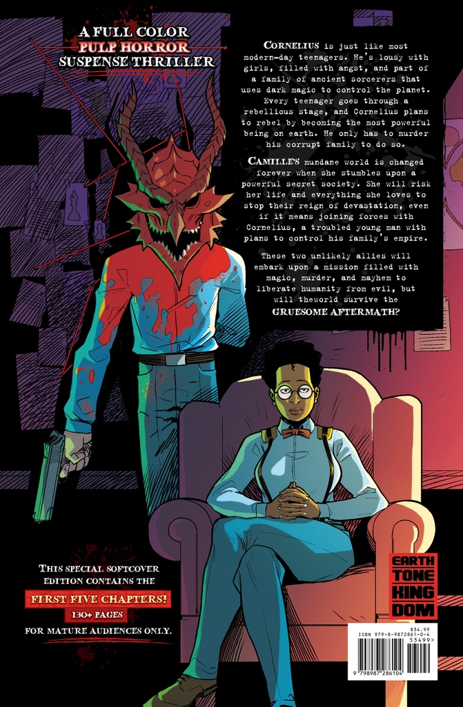 EarthtoneKing's tweet photo. Horror fans I didn't forget about you! My horror epic #DragonFace is ready for release. Shipping in December but should I drop the digital version now? Comment and let me know!! https://t.co/3PANpenvXc