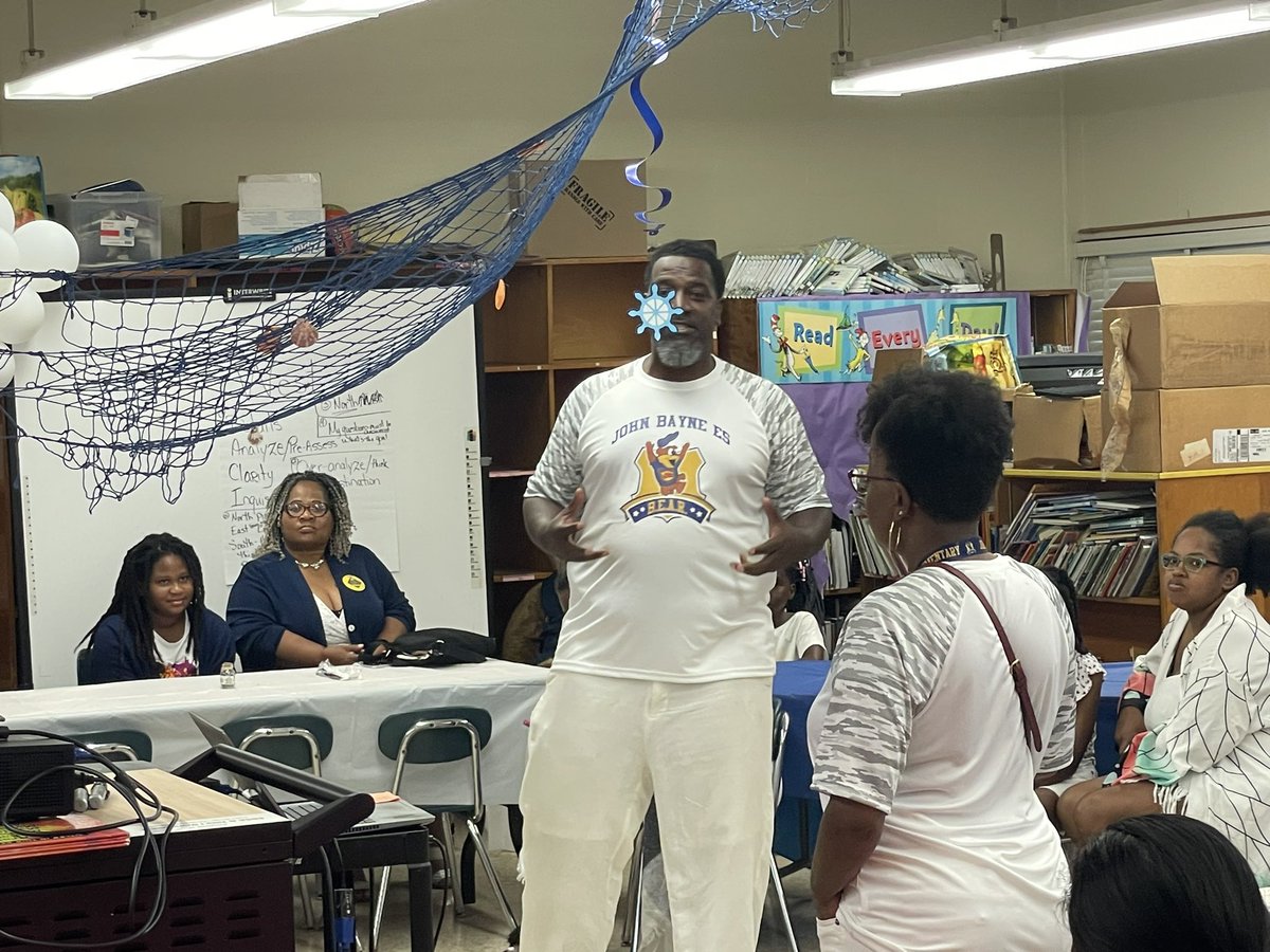 JohnBayneES's tweet image. Our Annual All White Open House is underway! We’re “Sailing Beyond Limits: Positive Change &amp;amp; Collaboration”. Welcome aboard! @JohnBayneES @pgcps @Area1PGCPS @Title1_PGCPS #sailingbeyondlimits