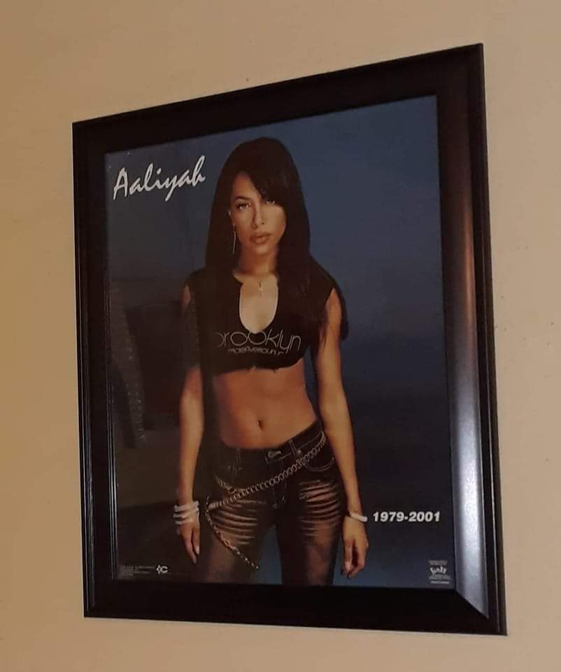 My Aaliyah picture on my wall...#22Years..We love and miss you Baby Girl... #Aaliyah #AaliyahHaughton #AaliyahForever