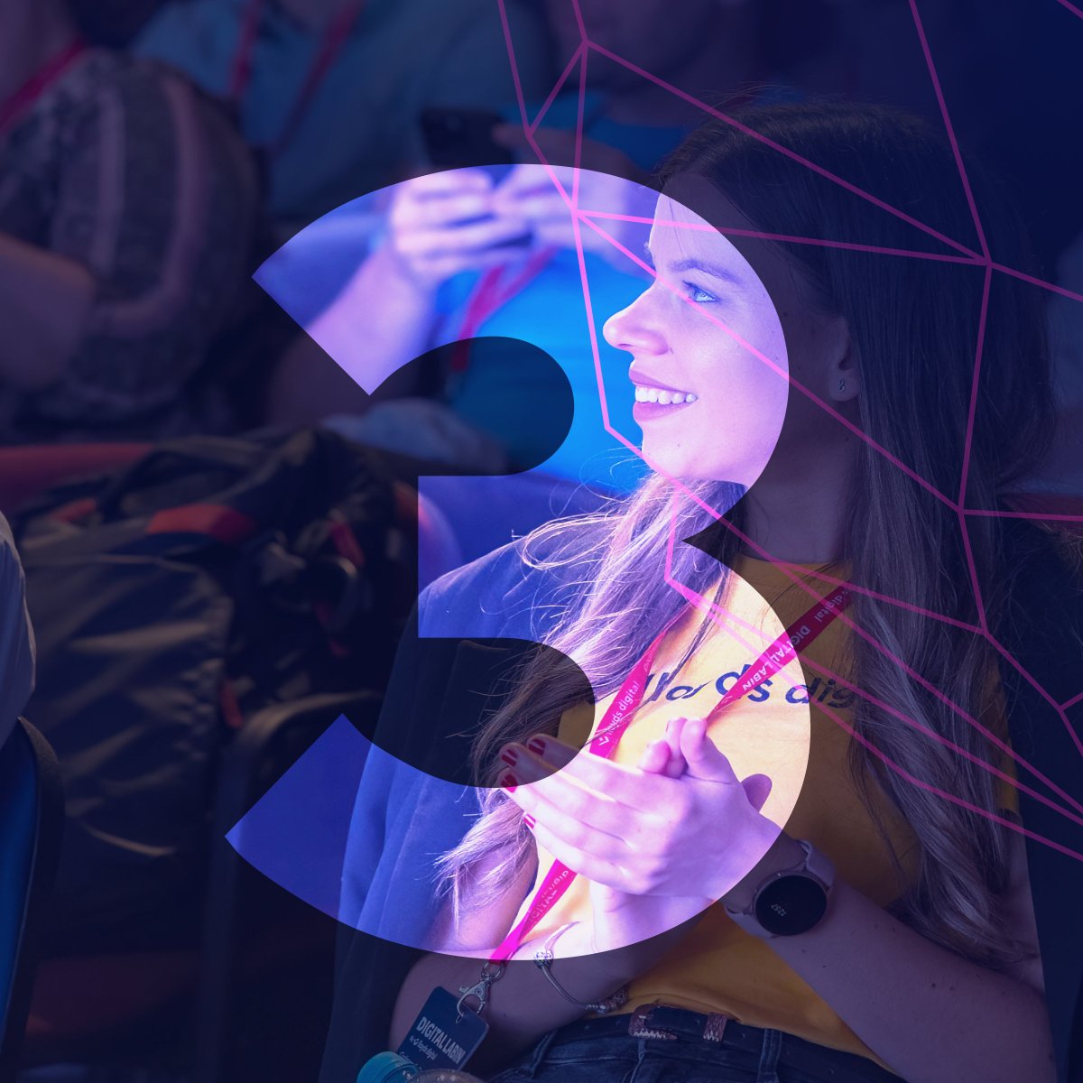 Only 3 days left! 🤩

Finally, after all these months we all meet at the same place, at the same time, with the same vision of learning and fun for 2 full days.🥳

Are you excited? Because we are and can't wait any longer to once again take on this crazy Digital Labin ride! 🎢