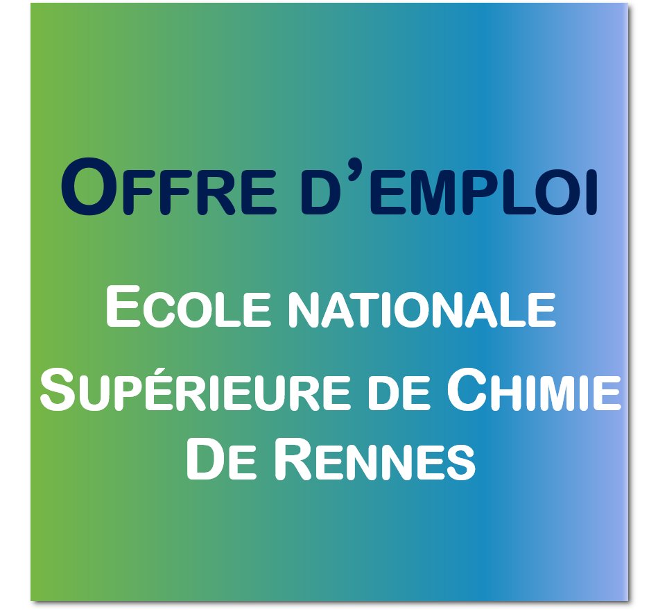 L'ENSCR recrute en ce moment différents postes : - 1 Gestionnaire RH (H/F) - 1 Chargé du traitement des collections du centre de doc (H/F) - 1 Enseignant-chercheur contractuel en chimie ➡️ensc-rennes.fr/lenscr/lenscr-… #emploi #job #recrutement @poleemploi_IDF @Indeed @Monster