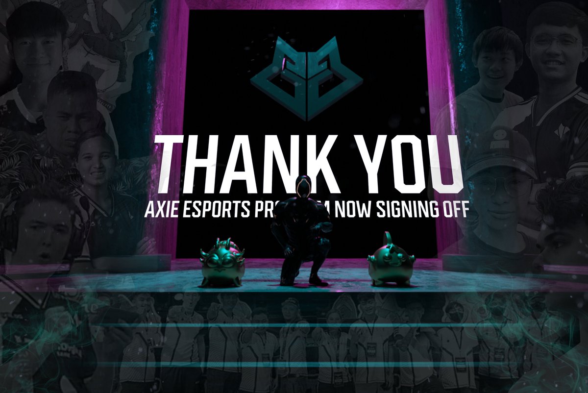 Hey MVP Esports fam! 🌟A new chapter is beginning. With heartfelt gratitude, we conclude our eSports team's journey, celebrating our remarkable achievements on the global stage. 🎉 (1/8) #MVPEsports #AxieGG