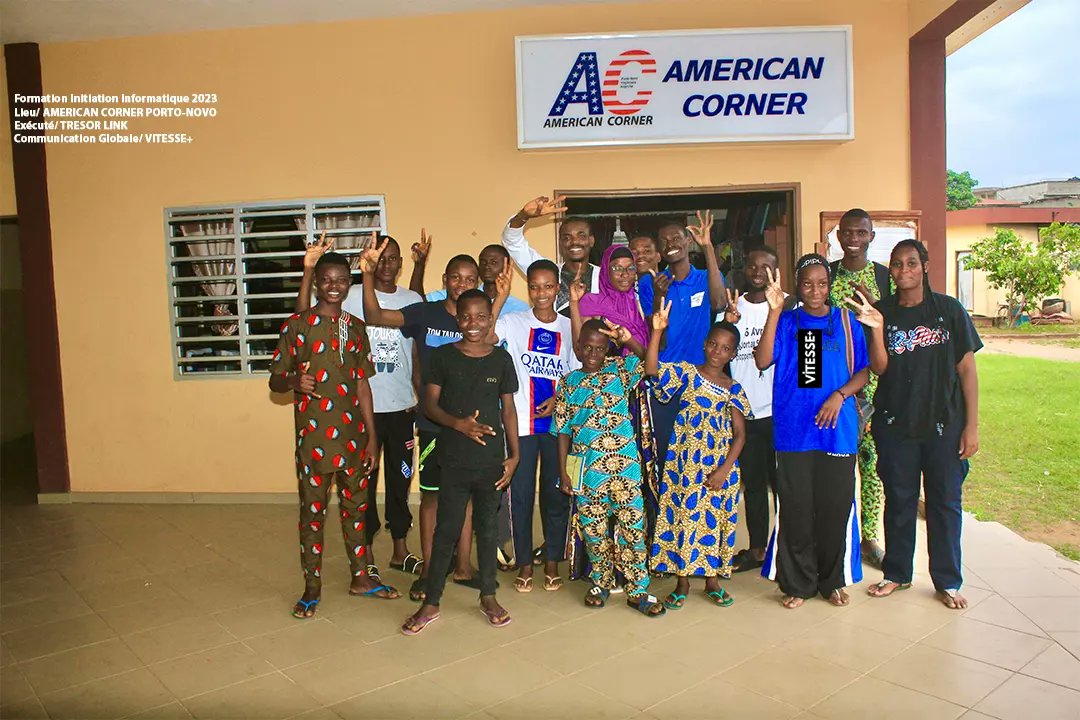 TresorLink's tweet photo. [Formation/ Initiation Informatique]
Démarrage le 22 Août 2023 de la Formation sur l’Initiation Informatique à American Corner. 
Details: https://t.co/g6pz2kFGMP
Rejoignez-nous: https://t.co/4zGVKQt8Vk
#TresorLink 
#VitessePlus 
#TresorAdo
#AKTInstitute
#Communication 
#Benin https://t.co/sljDfRPfHl